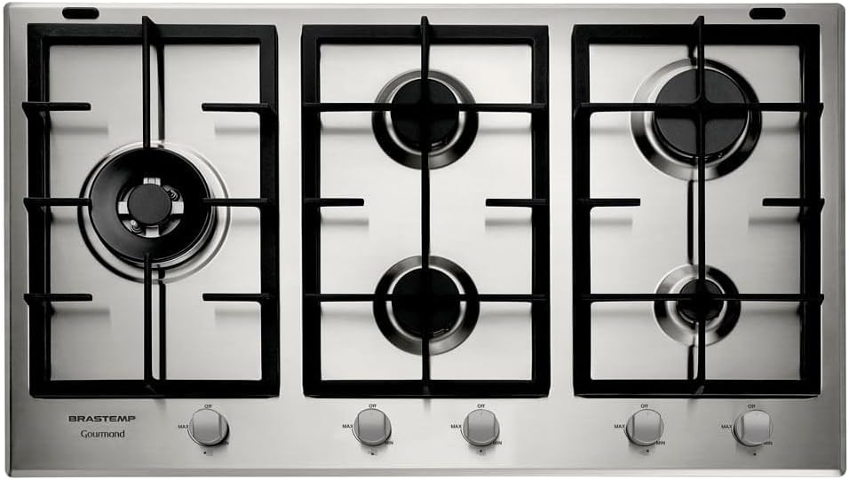cooktop 5 bocas brastemp