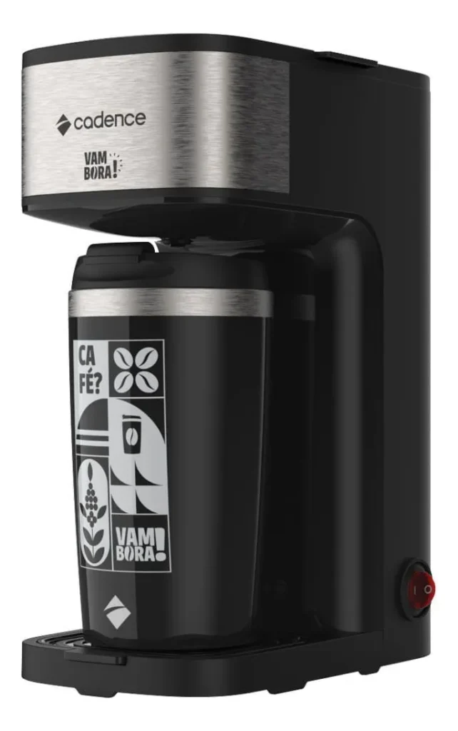 Cafeteira Elétrica Cadence Vambora Com Copo Térmico