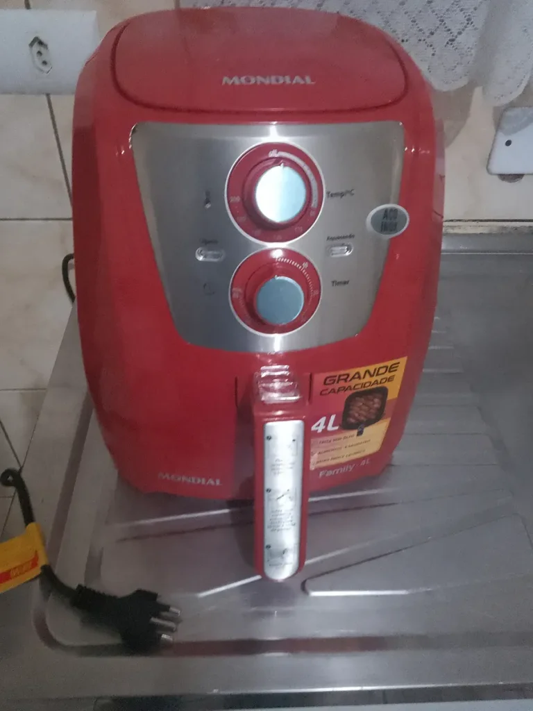 air fryer mondial vermelha 4 litros